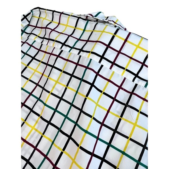 PJ Mark Checked Dress Short Sleeve Button Down 3XL Mens - Picture 3 of 12